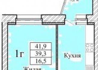 Продаю 1-комнатную квартиру, 41.9 м2, Тамбов, Сабуровская улица, 1Бк2