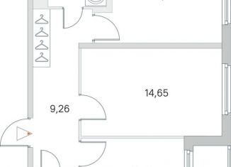 Продаю 2-ком. квартиру, 53.7 м2, городской посёлок Янино-1