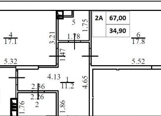 Продам 2-комнатную квартиру, 65.8 м2, Химки, улица Академика Грушина, 10, ЖК Аврора