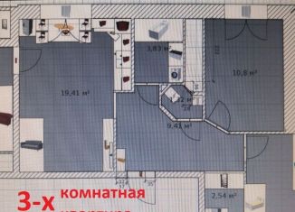 Двухкомнатная квартира на продажу, 76 м2, Самара, Ставропольская улица, 51А, ЖК Ставропольская