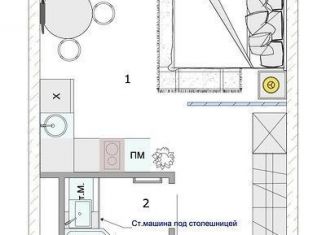 Продаю 1-комнатную квартиру, 35.5 м2, Москва, Столярный переулок, 3к20, Столярный переулок