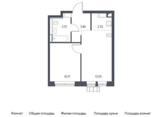 Продаю двухкомнатную квартиру, 33.9 м2, деревня Путилково, жилой комплекс Большое Путилково, к23