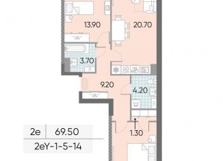 Продам 2-ком. квартиру, 69.5 м2, Москва, метро Калужская, жилой комплекс Обручева 30, к1