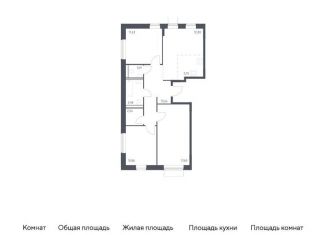 4-комнатная квартира на продажу, 77.1 м2, Москва, жилой комплекс Квартал Домашний, 1, район Марьино