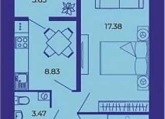 Продам 2-комнатную квартиру, 50.4 м2, Брянск, Советский район