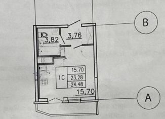 Квартира на продажу студия, 25 м2, Мурино, улица Шувалова, 20к1, ЖК Территория