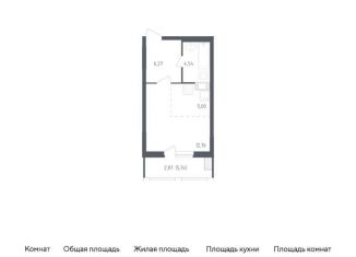 Продажа квартиры студии, 31.4 м2, посёлок Жилино-1, жилой комплекс Егорово Парк, к3, ЖК Егорово Парк