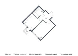 Продам однокомнатную квартиру, 34.9 м2, Москва, жилой комплекс Молжаниново, к1, метро Пятницкое шоссе