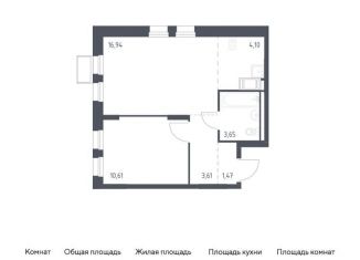 Продается однокомнатная квартира, 40.4 м2, Московская область, жилой комплекс Горки Парк, к4.2