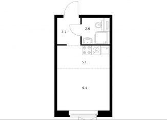 Продается квартира студия, 19.6 м2, рабочий посёлок Дрожжино, Южная улица, 11