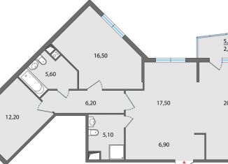 Продажа четырехкомнатной квартиры, 92.3 м2, Липецкая область, улица Ф.С. Игнатьева, 33к1