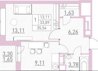 Продам 1-комнатную квартиру, 35.5 м2, Балашиха, Спасский бульвар, 5, ЖК Столичный