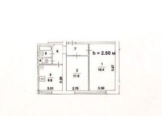 Продам двухкомнатную квартиру, 52 м2, Москва, Бирюлёвская улица, 14к2, ЮАО