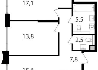 Продаю 2-комнатную квартиру, 62.3 м2, Москва, жилой комплекс Петровский Парк 2, к1, метро Динамо