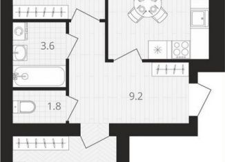 Продается 2-комнатная квартира, 60.6 м2, посёлок Мичуринский, Выставочная улица