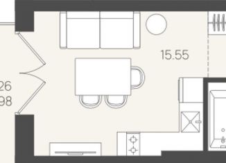 Продается 1-комнатная квартира, 23.8 м2, Калининградская область