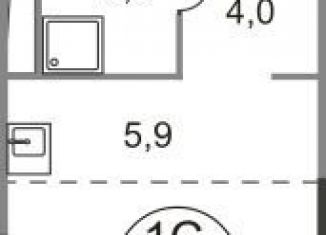 Продаю квартиру студию, 27.1 м2, Московский, ЖК Первый Московский