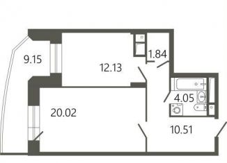 Продается 1-ком. квартира, 53 м2, Подольск, Советская улица, 18к2