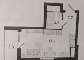 Продам квартиру студию, 26.5 м2, Екатеринбург, метро Площадь 1905 года