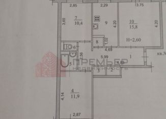 Продам 3-комнатную квартиру, 62.3 м2, Волгоград, бульвар 30-летия Победы, 35, Дзержинский район