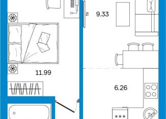 Продажа 1-ком. квартиры, 38.4 м2, Уфа, Некрасовский переулок, 38