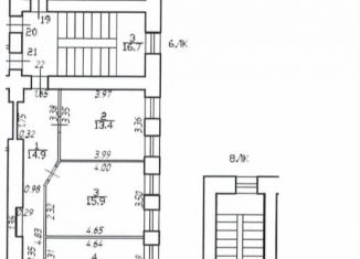 3-комнатная квартира на продажу, 68.8 м2, Санкт-Петербург, Разъезжая улица, 36, Центральный район