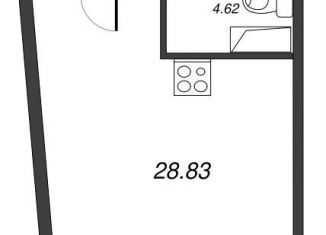 Продается квартира студия, 32.3 м2, Ленинградская область