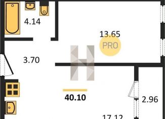 Продаю 1-ком. квартиру, 41.6 м2, Новосибирск, метро Заельцовская, улица Авиастроителей, 3/1