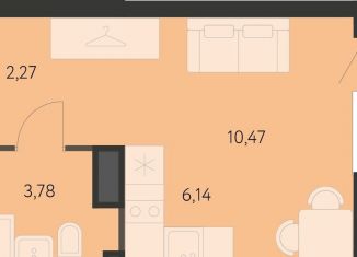 Продаю квартиру студию, 24.1 м2, Екатеринбург, метро Чкаловская