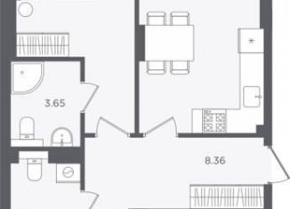 Продается двухкомнатная квартира, 82.7 м2, Калининградская область, улица Нахимова