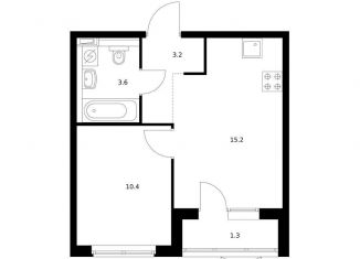 Продается 1-комнатная квартира, 33.3 м2, Ярославль, Фрунзенский район