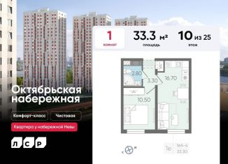 1-ком. квартира на продажу, 33.3 м2, Санкт-Петербург, метро Пролетарская