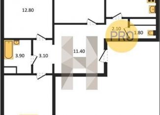 Продается 3-комнатная квартира, 83.1 м2, Воронеж, улица Загоровского, 9/2