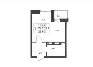 Продаю 1-ком. квартиру, 29.6 м2, Красноярский край