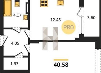 Продаю 1-комнатную квартиру, 40.6 м2, Воронежская область, Ленинский проспект, 108А