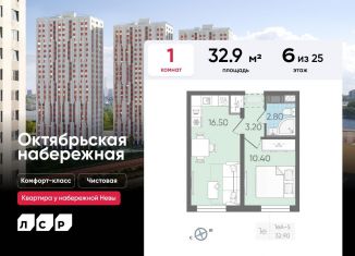 Продажа 1-комнатной квартиры, 32.9 м2, Санкт-Петербург, Невский район