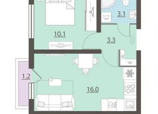 Продажа однокомнатной квартиры, 32.9 м2, Екатеринбург, метро Площадь 1905 года