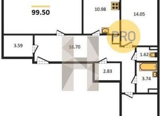 Продается 3-комнатная квартира, 99.5 м2, Новосибирск, Сухарная улица, 96/3, Заельцовский район