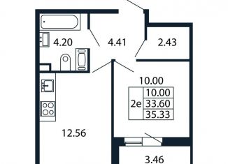 Продаю однокомнатную квартиру, 37.1 м2, Санкт-Петербург, Арцеуловская аллея, 7к1, Приморский район