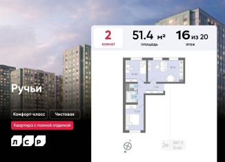 Продаю 2-комнатную квартиру, 51.4 м2, Санкт-Петербург, метро Гражданский проспект