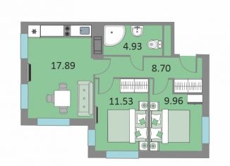 Продаю двухкомнатную квартиру, 52.5 м2, Санкт-Петербург, Невский район, Варфоломеевская улица, 6