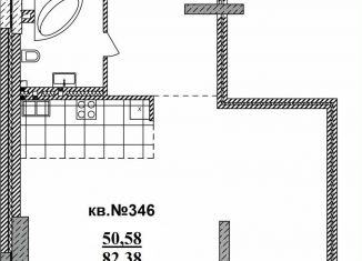 Продается квартира студия, 84.5 м2, Новосибирск, метро Октябрьская, Садовая улица, 17