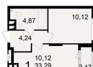 Продаю 1-комнатную квартиру, 34.5 м2, Рязанская область