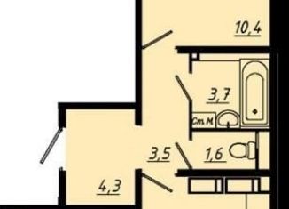 Продается 2-комнатная квартира, 57 м2, Воронеж