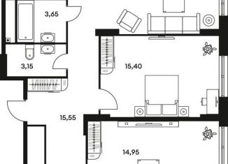 Продаю 4-комнатную квартиру, 107.9 м2, Ростов-на-Дону, Красноармейская улица, 242