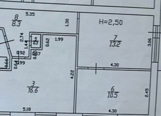 Продажа трехкомнатной квартиры, 52 м2, Краснодар, улица Гидростроителей, 15, микрорайон Гидрострой