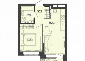 Продается однокомнатная квартира, 36.5 м2, Свердловская область