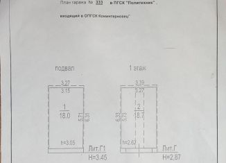 Сдаю в аренду гараж, 30 м2, Воронежская область, Московский проспект, 179