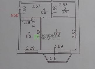 Сдается в аренду 1-ком. квартира, 32 м2, Киров, улица Мира, 8, Нововятский район