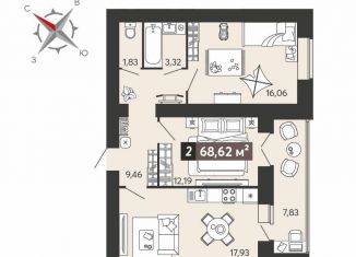 Продаю 2-ком. квартиру, 64.7 м2, Пенза, Ленинский район, улица 8 Марта, 31к5